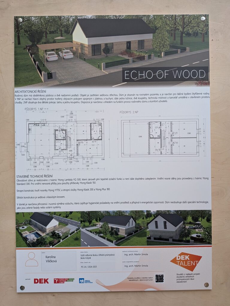 1. místo v soutěži DEKTALENT 2026