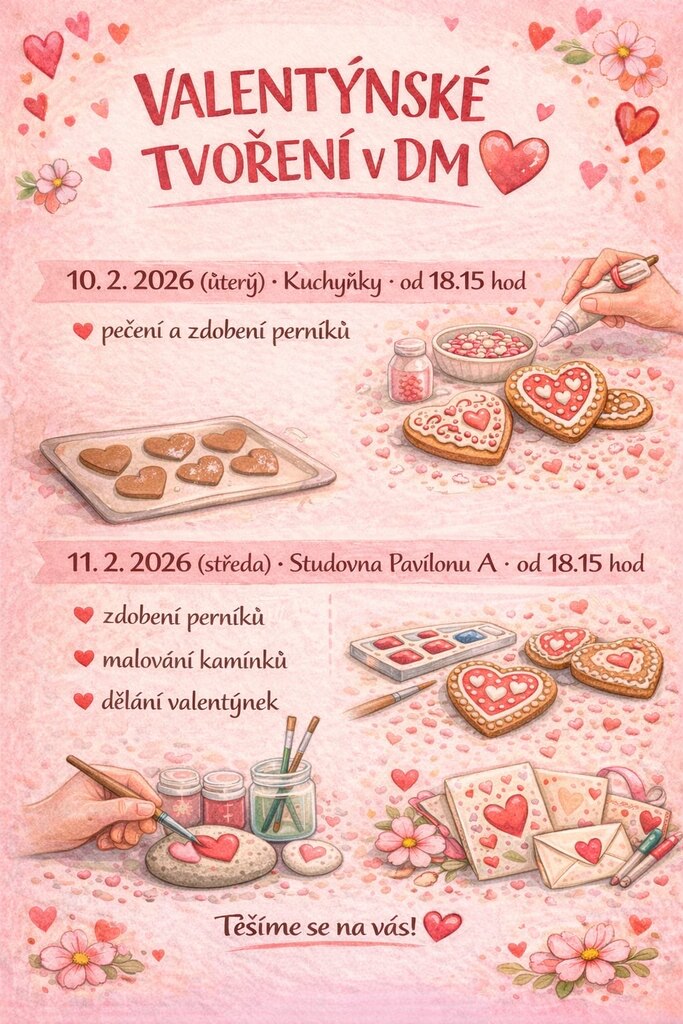VALENTÝNSKÉ TVOŘENÍ